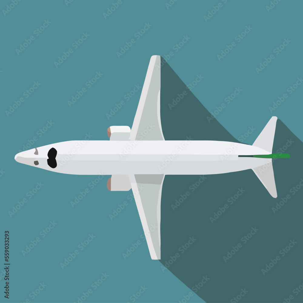 Plane slat icon airplane design illustration vehicle cartoon vector