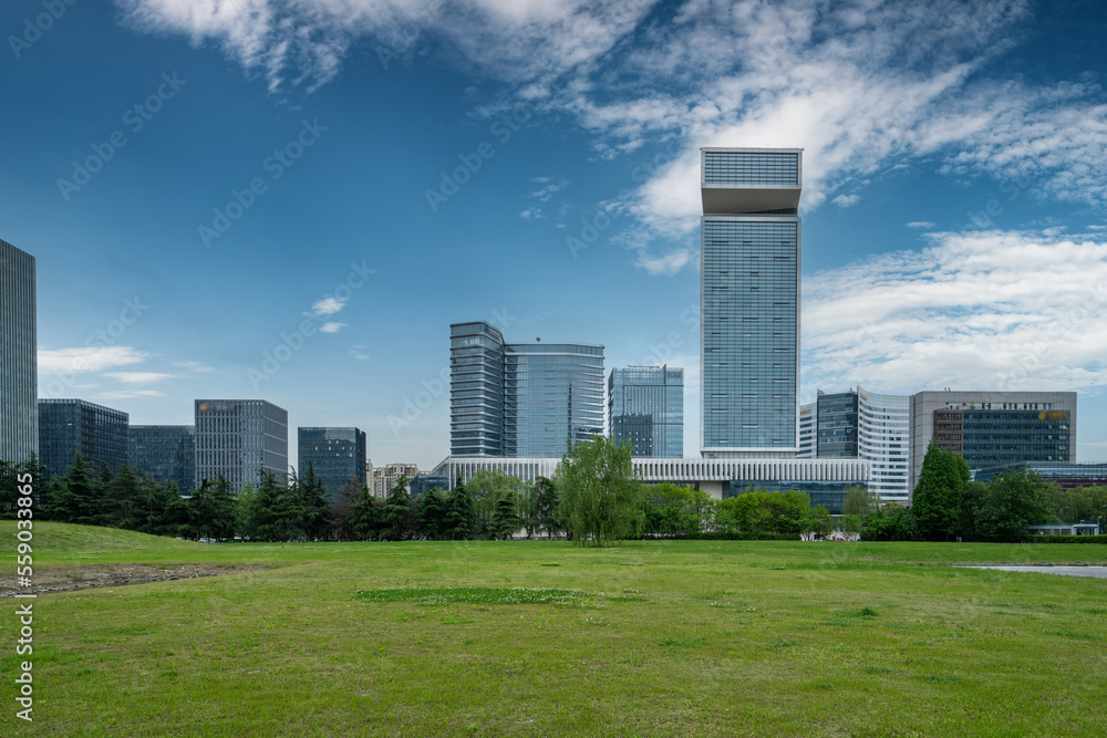 Modern Urban Architectural Landscape of Suzhou, China Modern Urban Architectural Landscape of Suzhou, China