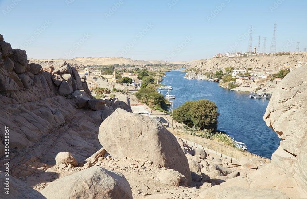 Aswan's Seheil Island, Most Known for the Famine Stele Carving