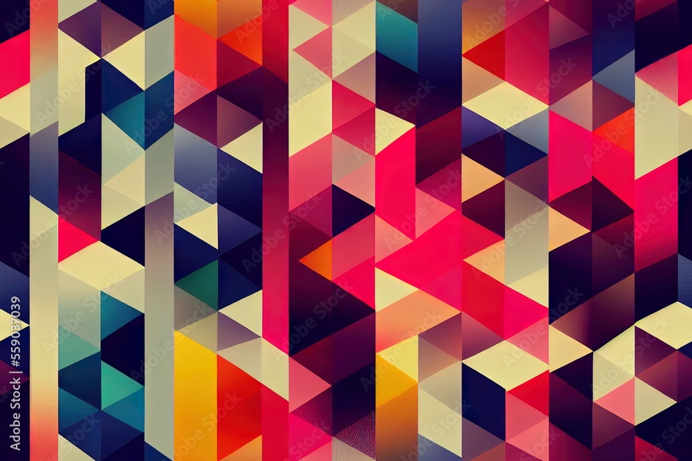 Pack of seamless geometric patterns. A collection of rainbow-hued wallpapers with simple, contemporary text labels. Generative AI Pack of seamless geometric patterns. A collection of rainbow-hued wallpapers with simple, contemporary text labels. Generative AI