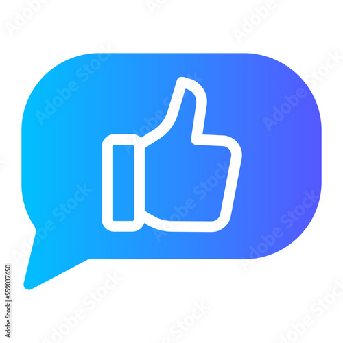 like gradient icon