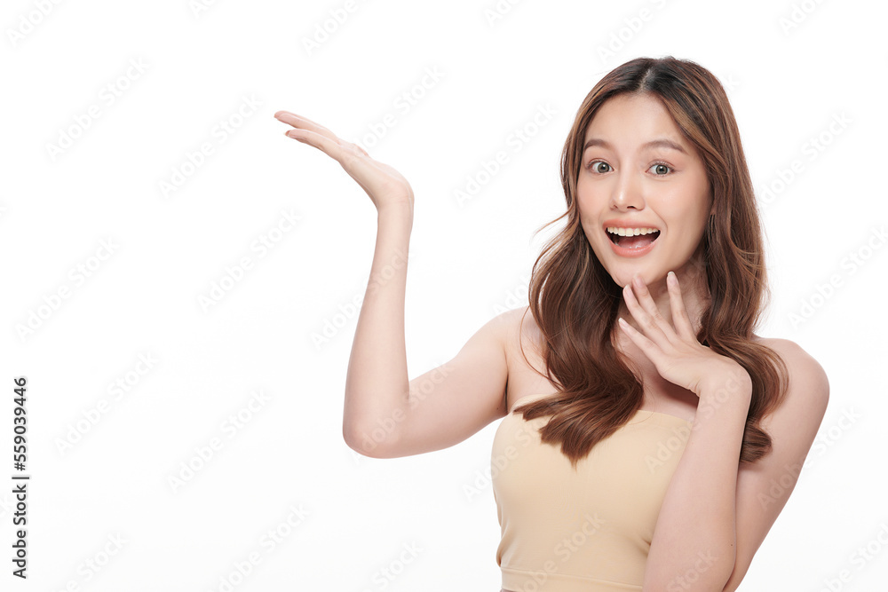 Beautiful young asian woman with clean fresh skin on white background, Face care, Facial treatment, Cosmetology, beauty and spa, Asian women portrait. Beautiful young asian woman with clean fresh skin on white background, Face care, Facial treatment, Cosmetology, beauty and spa, Asian women portrait.