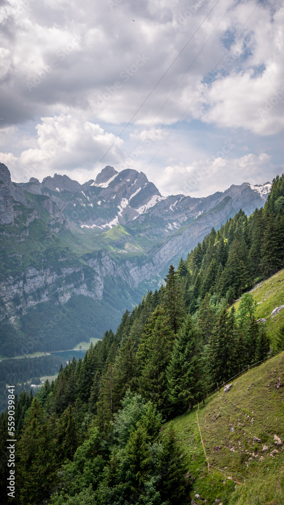 Amazing landscape and nature in the Swiss Alps at Alpstein Switzerland - travel photography