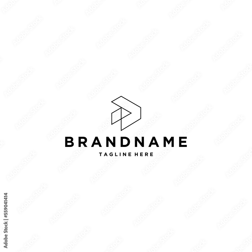 Letter d logo design template Letter d logo design template