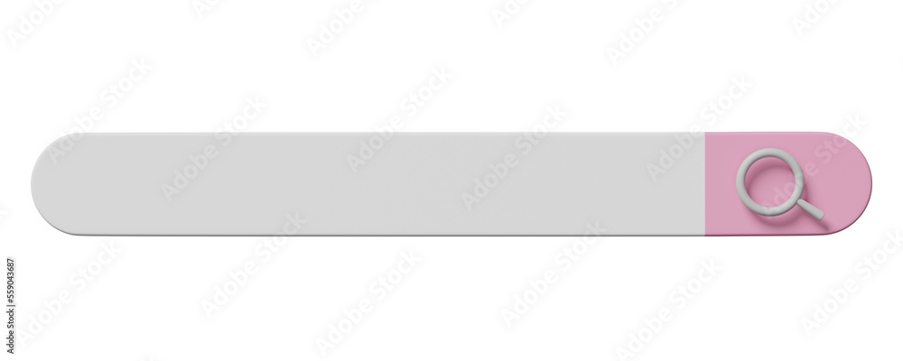 3d search bar blank with magnifying glass isolated. minimal web search engine or web browsing concept, 3d render illustration 3d search bar blank with magnifying glass isolated. minimal web search engine or web browsing concept, 3d render illustration