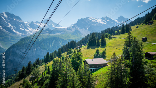 The Swiss alps with its wonderful landscape and nature - travel photography