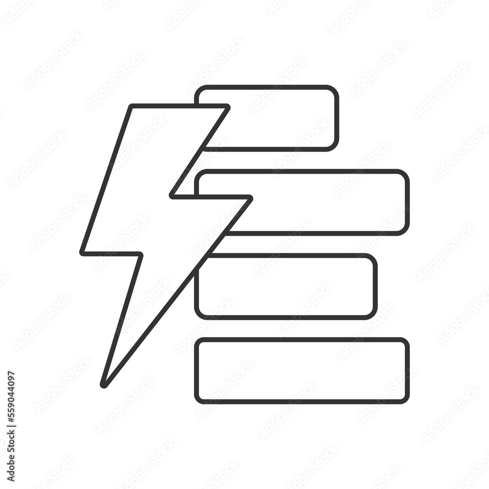 Energy costs vector icon. Line sign for mobile concept and web design. Symbol, logo illustration. Vector graphics Energy costs vector icon. Line sign for mobile concept and web design. Symbol, logo illustration. Vector graphics