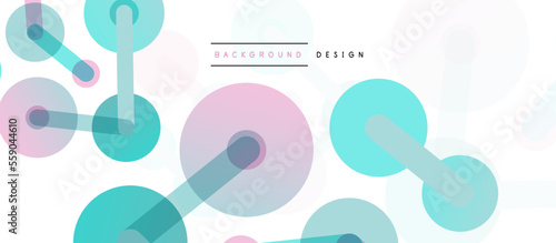 Network concept abstract background. Dots connection. Big data idea. Business template for wallpaper, banner, background or landing