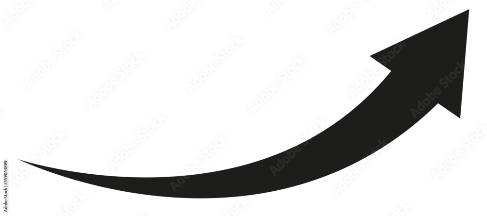 Swash arrow pointer business financial target background design template. Investment value economy growth concept. Swash arrow pointer business financial target background design template. Investment value economy growth concept.