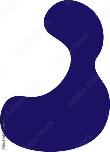 Boho Illustration shapes abstract