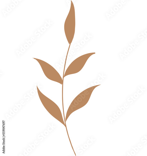 Boho Illustration shapes abstract