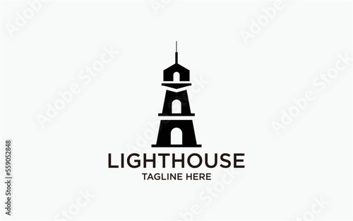 LOGO DESIGN LIGHTHOUSE SIMPLE MODERN