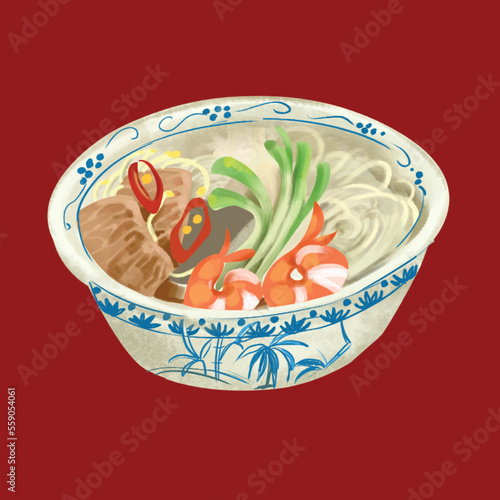 Banh Canh Bowl - Vietnam, Vietnamese Food