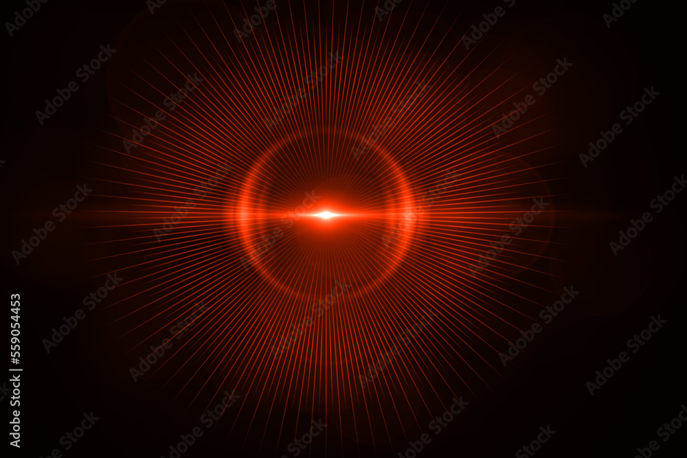 Optical lens flare effect on black background Optical lens flare effect on black background