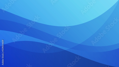 blue dynamic curve background. Modern template design for cover, brochure, banner, business presentation