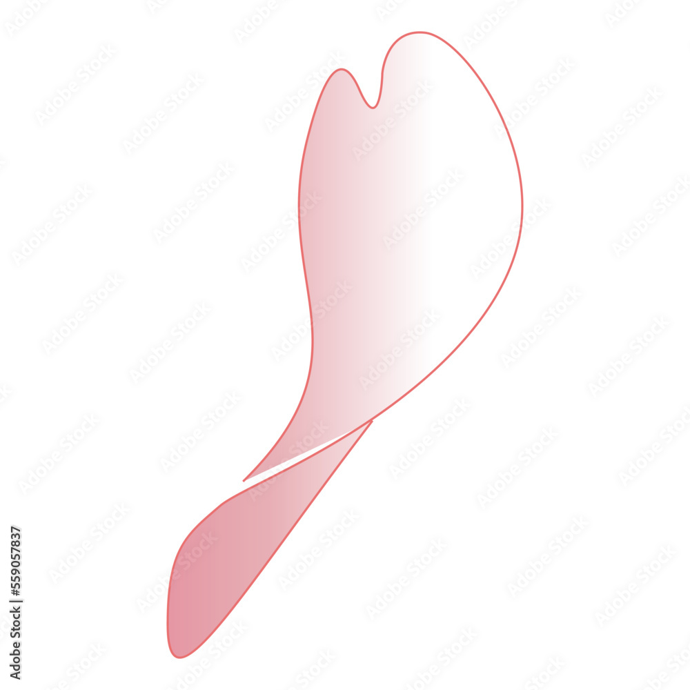 桜の花びら一枚のイラスト 桜の花びら一枚のイラスト