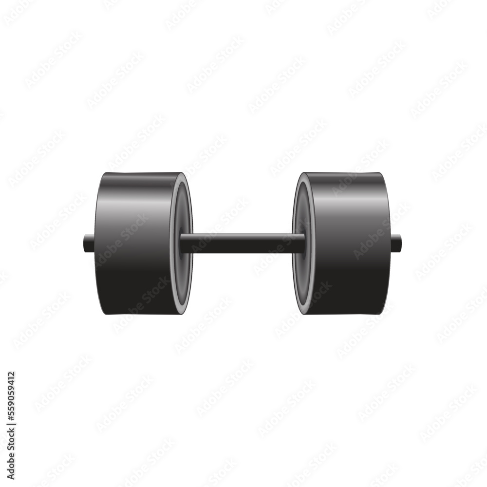 Dumbbell icons. Dumbbell vector design illustration. The Dumbbell icon