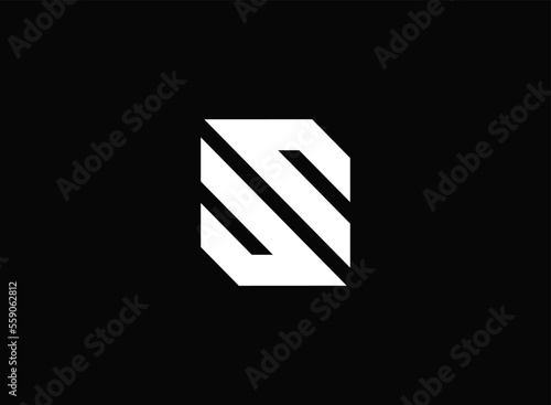 Letter S C Minimal Monogram Logo Mark, Modern Minimalist Sign Symbol Abstract Lettermark Logos for Startup ecommerce business or company.