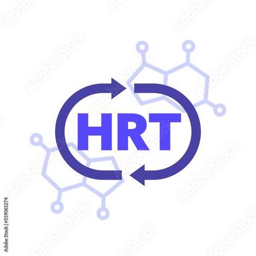 HRT icon, hormone replacement therapy