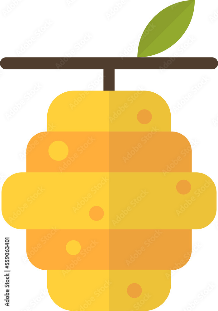 honeycomb illustration in minimal style honeycomb illustration in minimal style