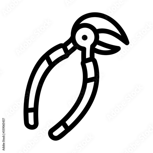 Dental nippers icon