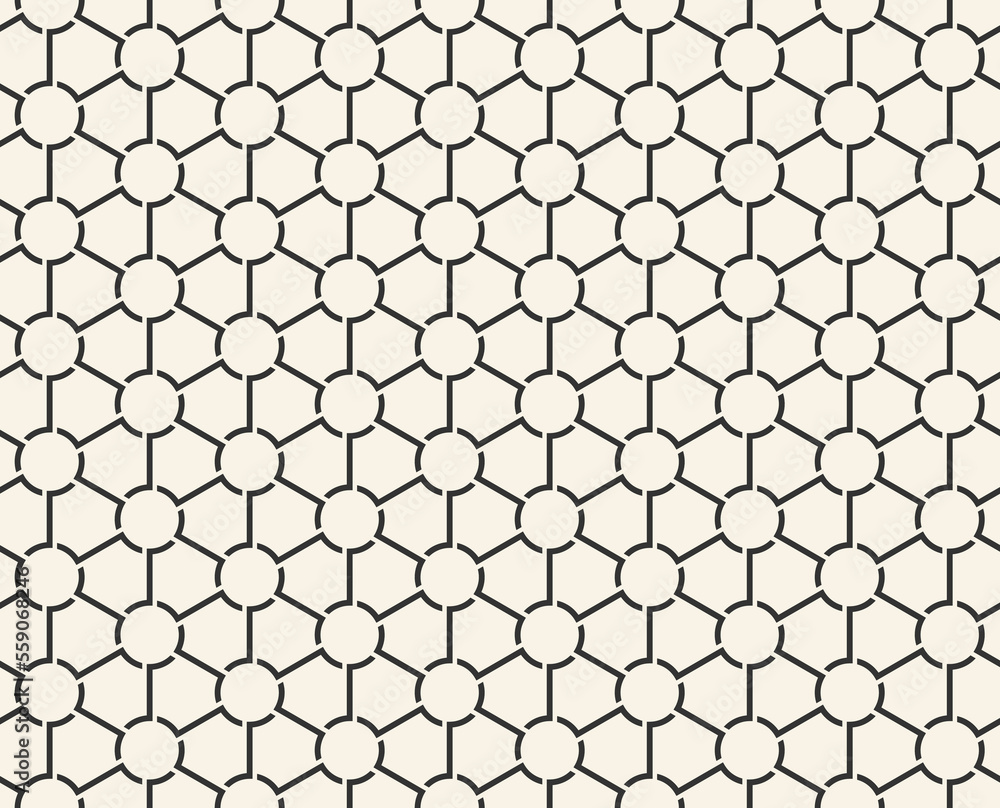 Seamless geometric pattern. Abstract modern endless texture with triangle and circle tiles. Vector background. Seamless geometric pattern. Abstract modern endless texture with triangle and circle tiles. Vector background.