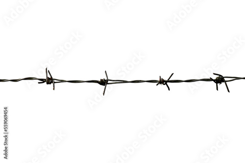 barbed wire on a white background © I LOVE PNG