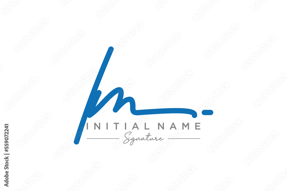 Initial IM signature logo template vector. Hand drawn Calligraphy lettering Vector illustration. Initial IM signature logo template vector. Hand drawn Calligraphy lettering Vector illustration.