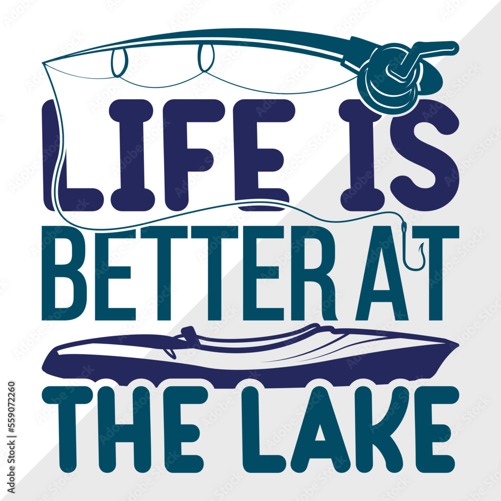 Life Is Better At The Lake SVG Bundle, Kayak Svg, Kayak Life Svg, Canoe