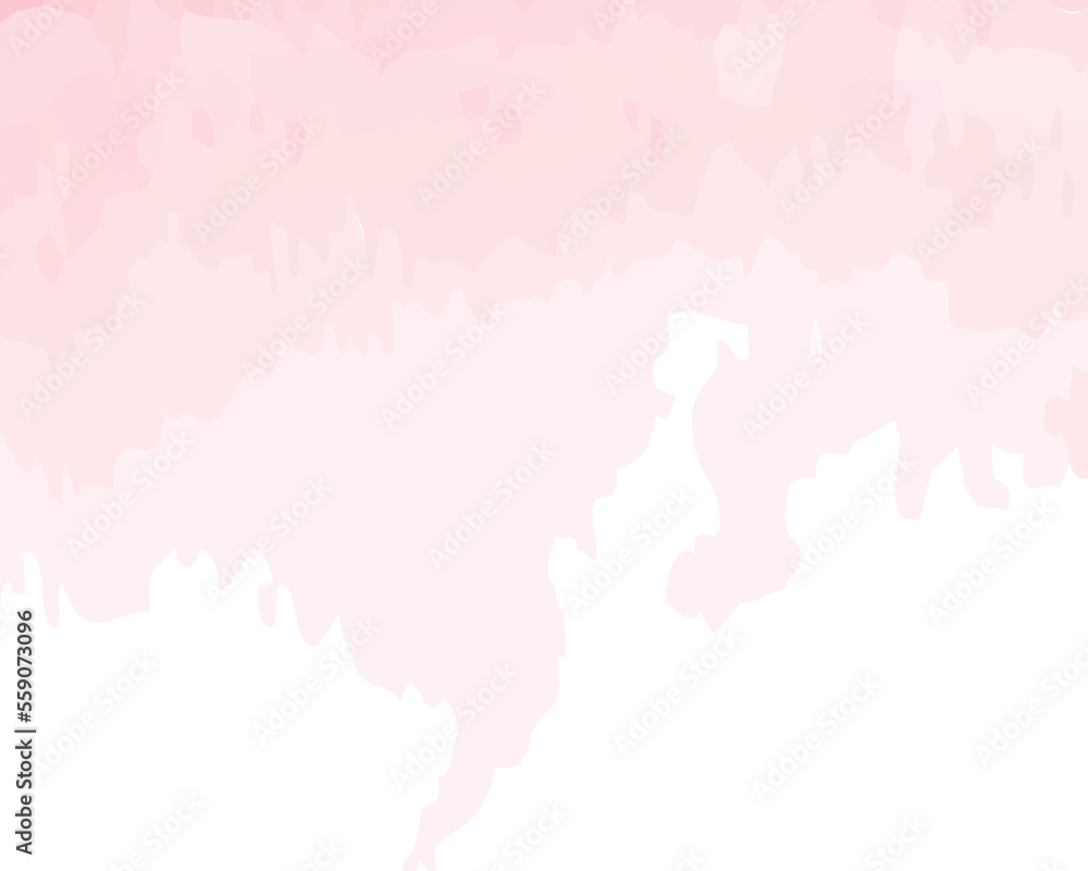 Fototapeta premium Soft pink watercolor background for love festival decoration