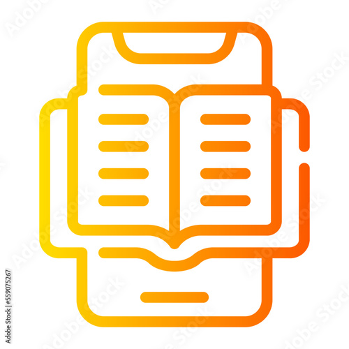 ebook gradient icon