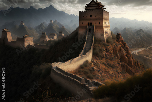 Leinwand Poster great wall