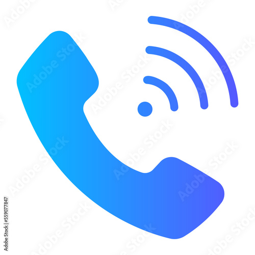 call gradient icon