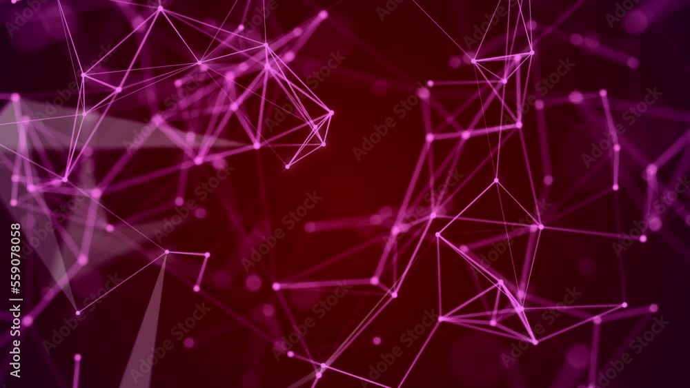 4K digital connection abstract animation dots and lines on blue background. 5G network connection structure technology background. 4K digital connection abstract animation dots and lines on blue background. 5G network connection structure technology background.