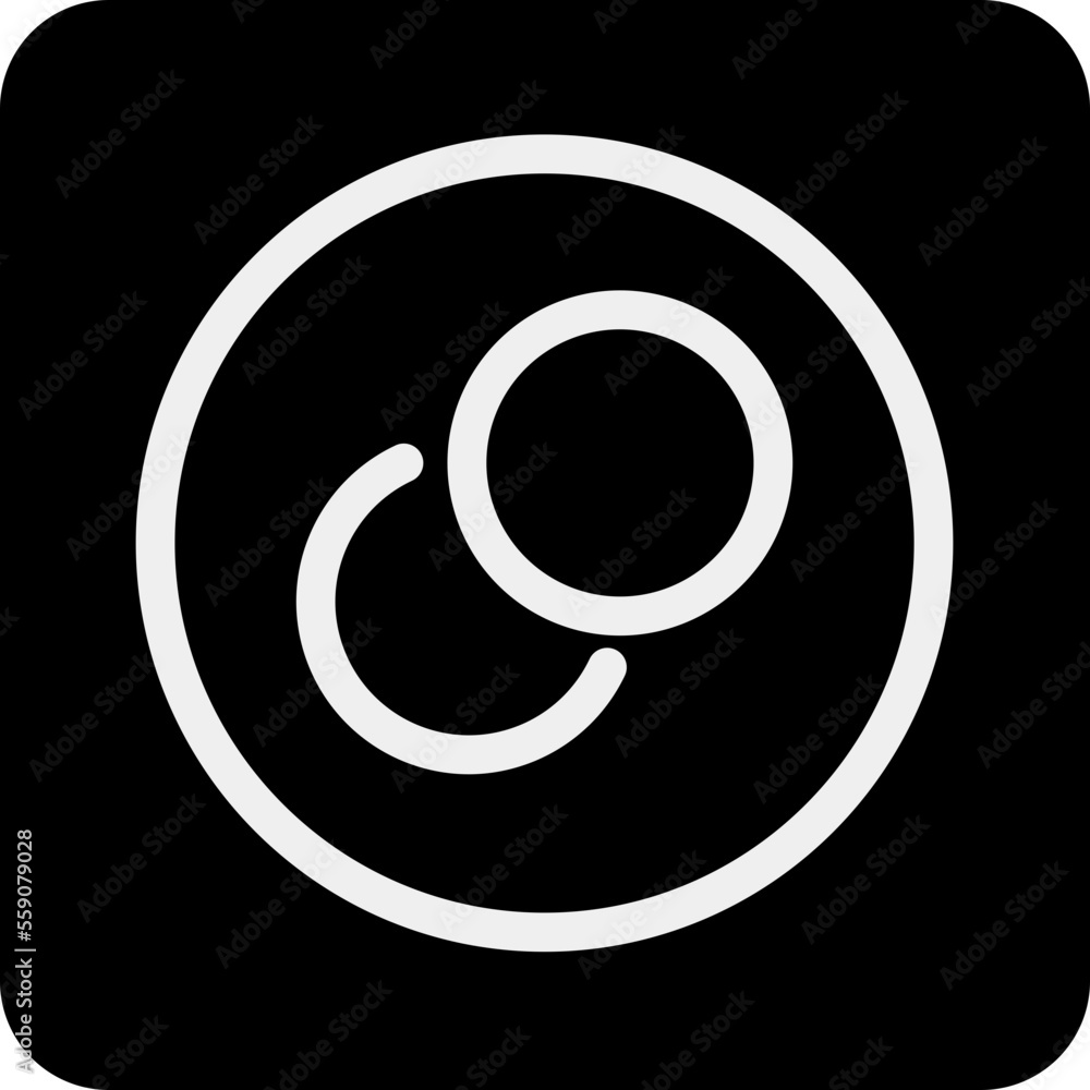 Solid coins circle icon Solid coins circle icon