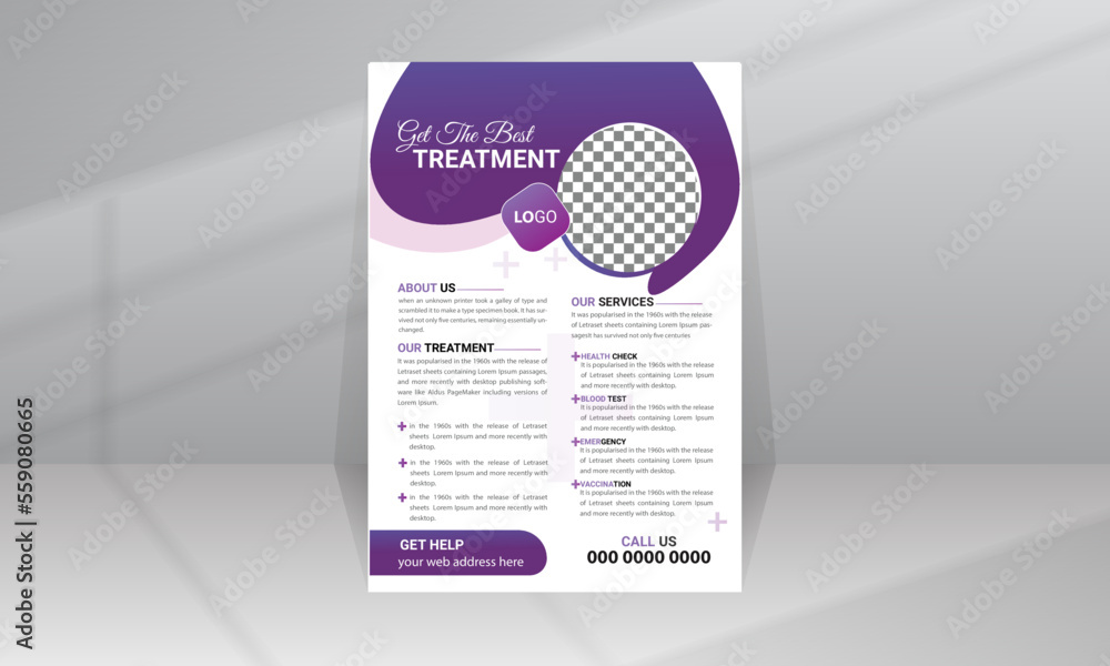Medical Health Care Flyer design for Hospital Promotion Medical Health Care Flyer design for Hospital Promotion