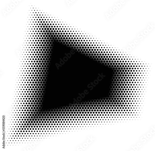 Hexagon shape Abstract background