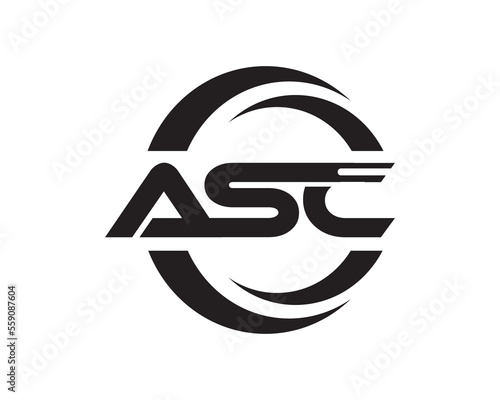 ASC logo vector design template.