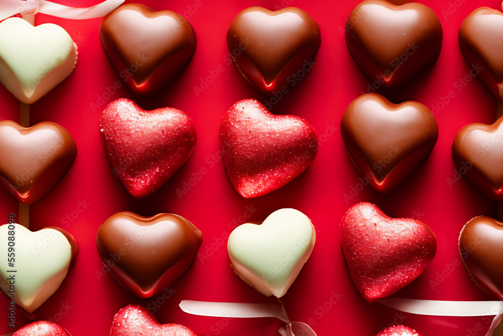 Indulge in Love: Delicious Chocolates for a Sweet and Romantic Valentine's Day Treat Generative AI