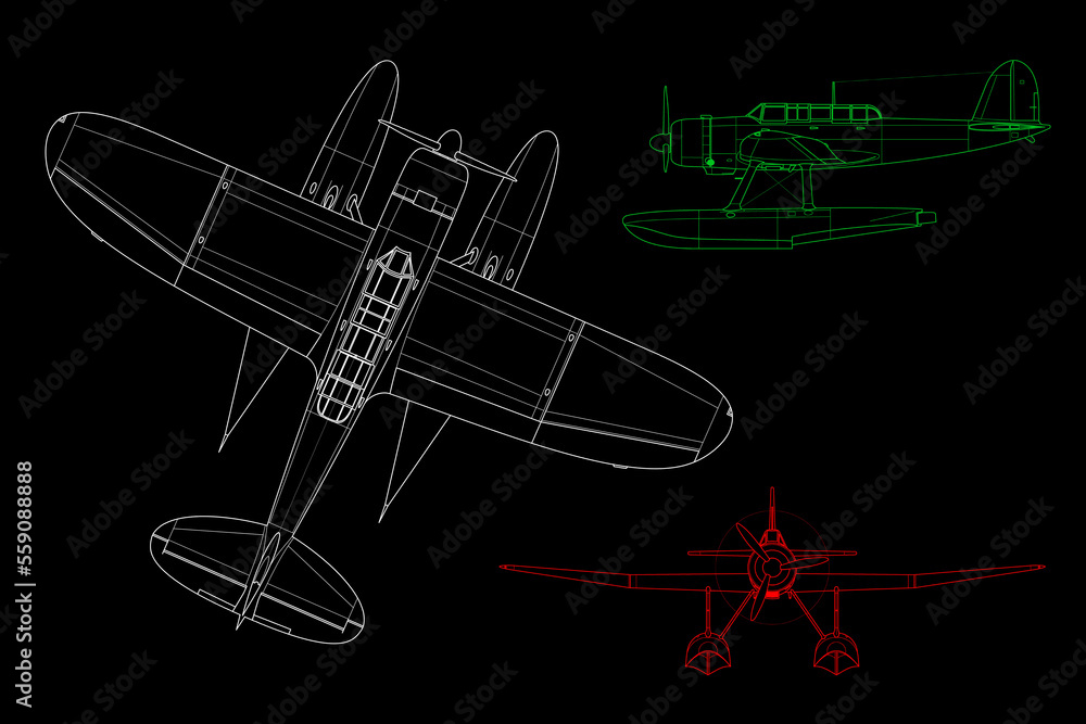 Hidroavión de hélice Hidroavión de hélice