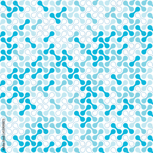 Metaball colourful seamless pattern design.