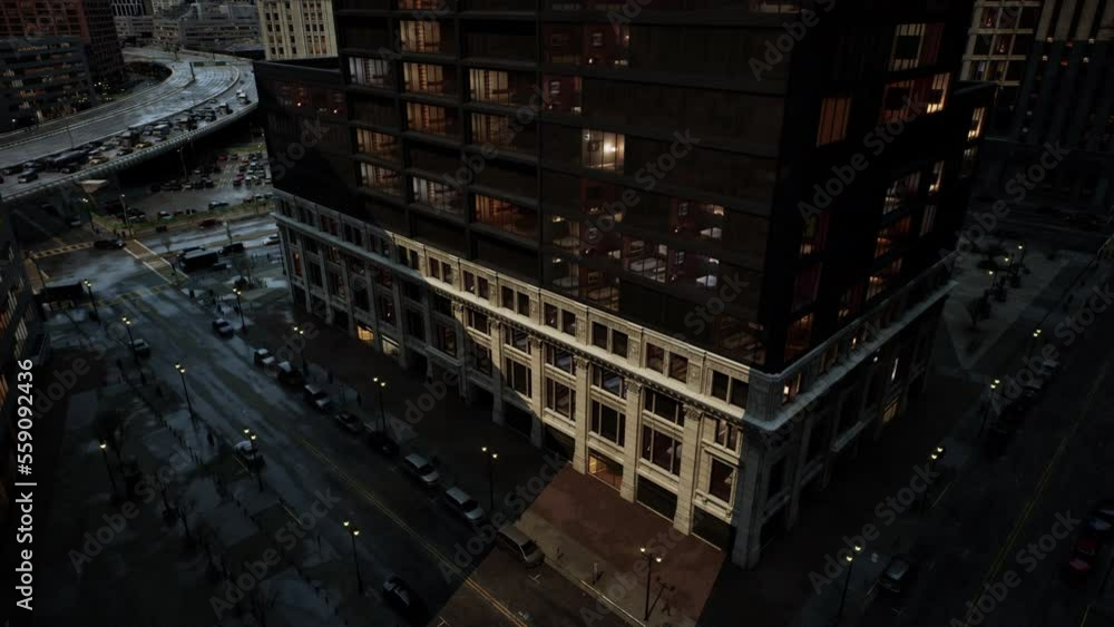 hyperlapse of New York Stock City at day time hyperlapse of New York Stock City at day time