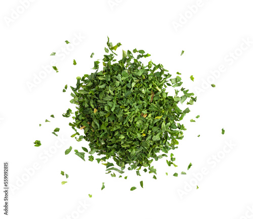 dried parsley isolated on transparent png