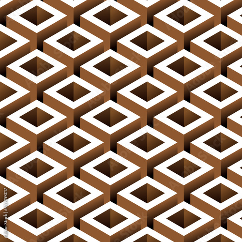 3d pattern. Seamless pattern background
