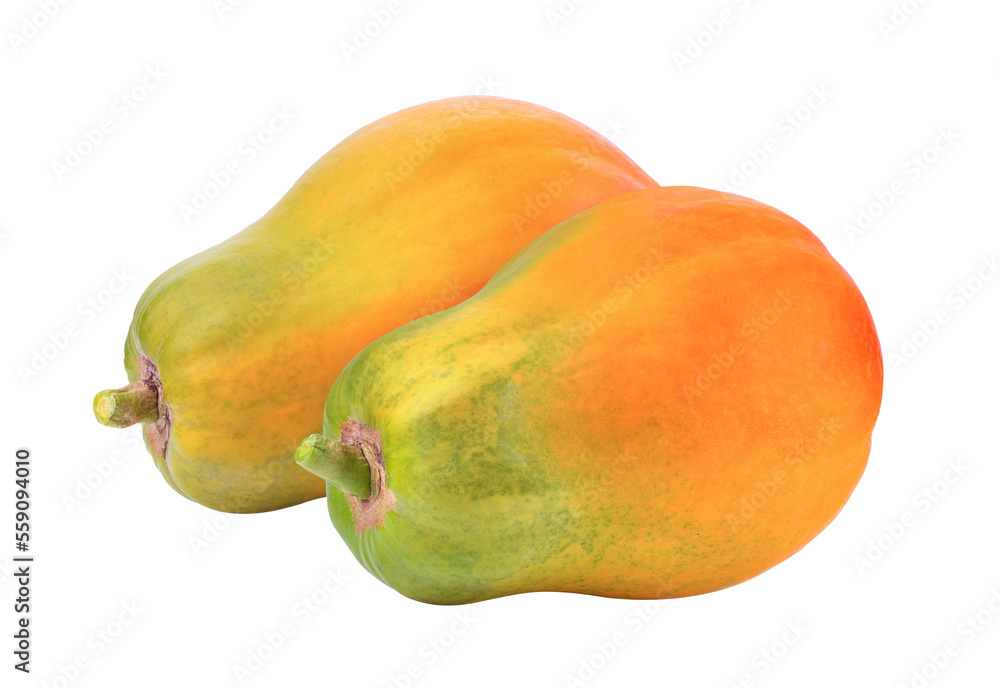 ripe papaya fruit isolated on transparent png ripe papaya fruit isolated on transparent png