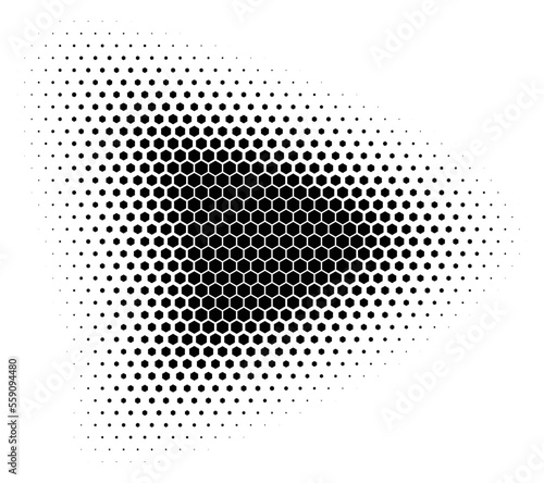 Hexagonal shape background