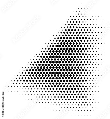 Wallpaper Mural Hexagonal shape background Torontodigital.ca