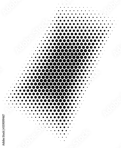 Wallpaper Mural Hexagonal shape background Torontodigital.ca