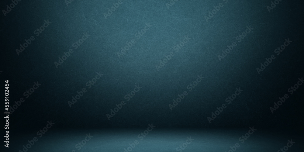 Blue grunge background, abstract wall studio room, can be used to present your product Blue grunge background, abstract wall studio room, can be used to present your product