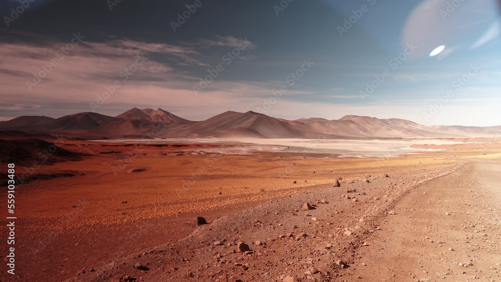 Paisagem Deserto do Atacama Chile -Landscape Atacama Desert Chile